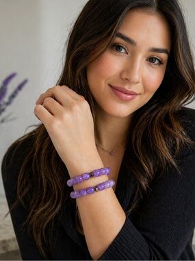 Authentic Amethyst Stone Bracelets